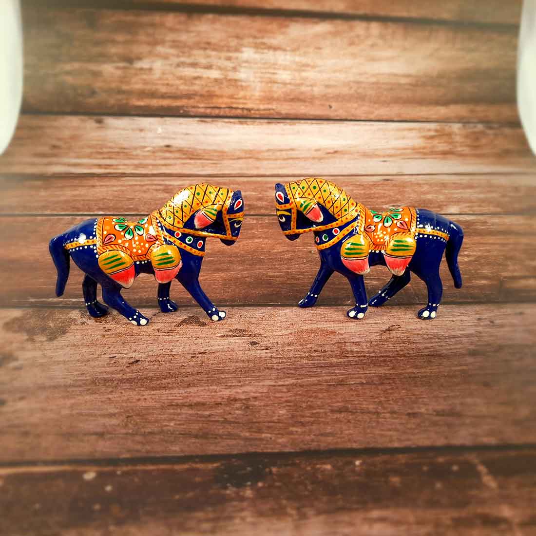 Horse Figurines | Showpiece For Table Decor - 3 Inch - Set of 2 - ApkaMart