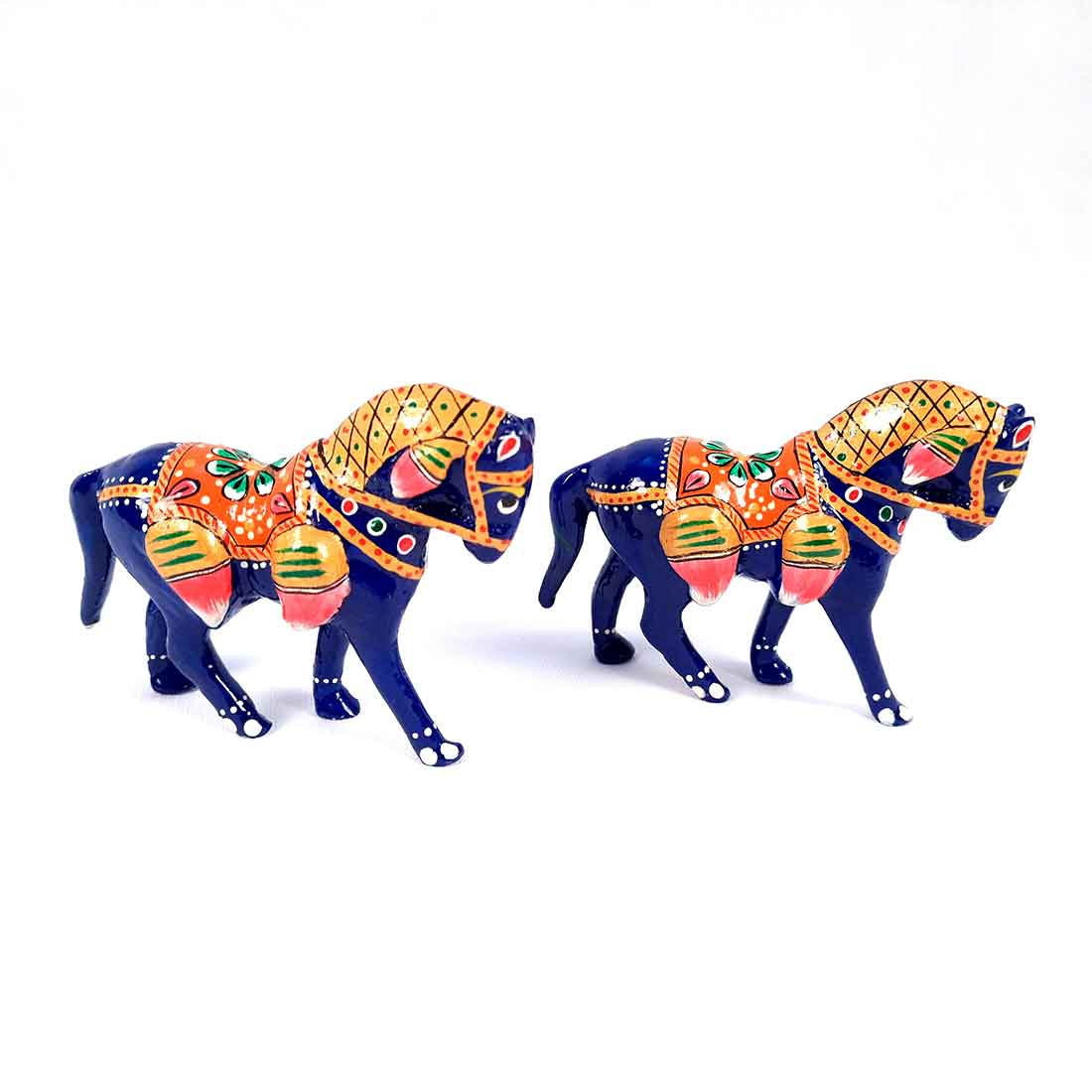Horse Figurines | Showpiece For Table Decor - 3 Inch - Set of 2 - ApkaMart