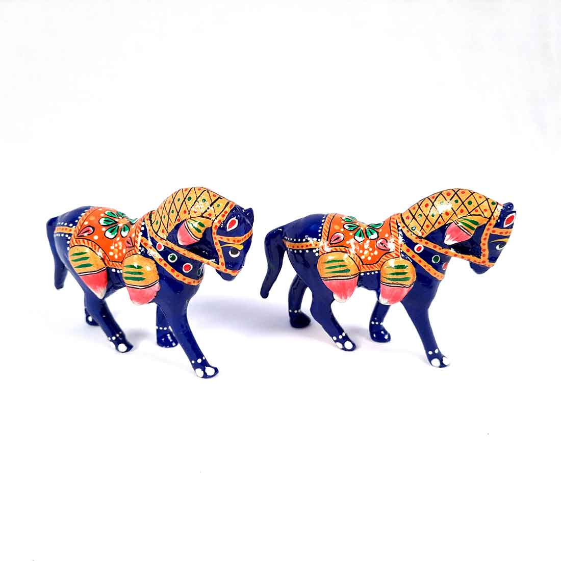 Horse Figurines | Showpiece For Table Decor - 3 Inch - Set of 2 - ApkaMart