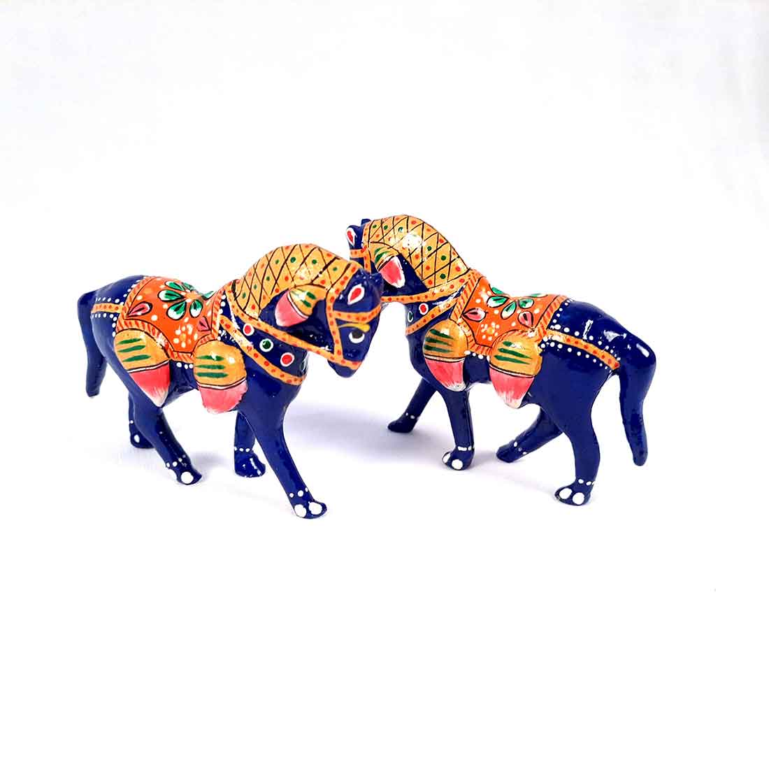 Horse Figurines | Showpiece For Table Decor - 3 Inch - Set of 2 - ApkaMart