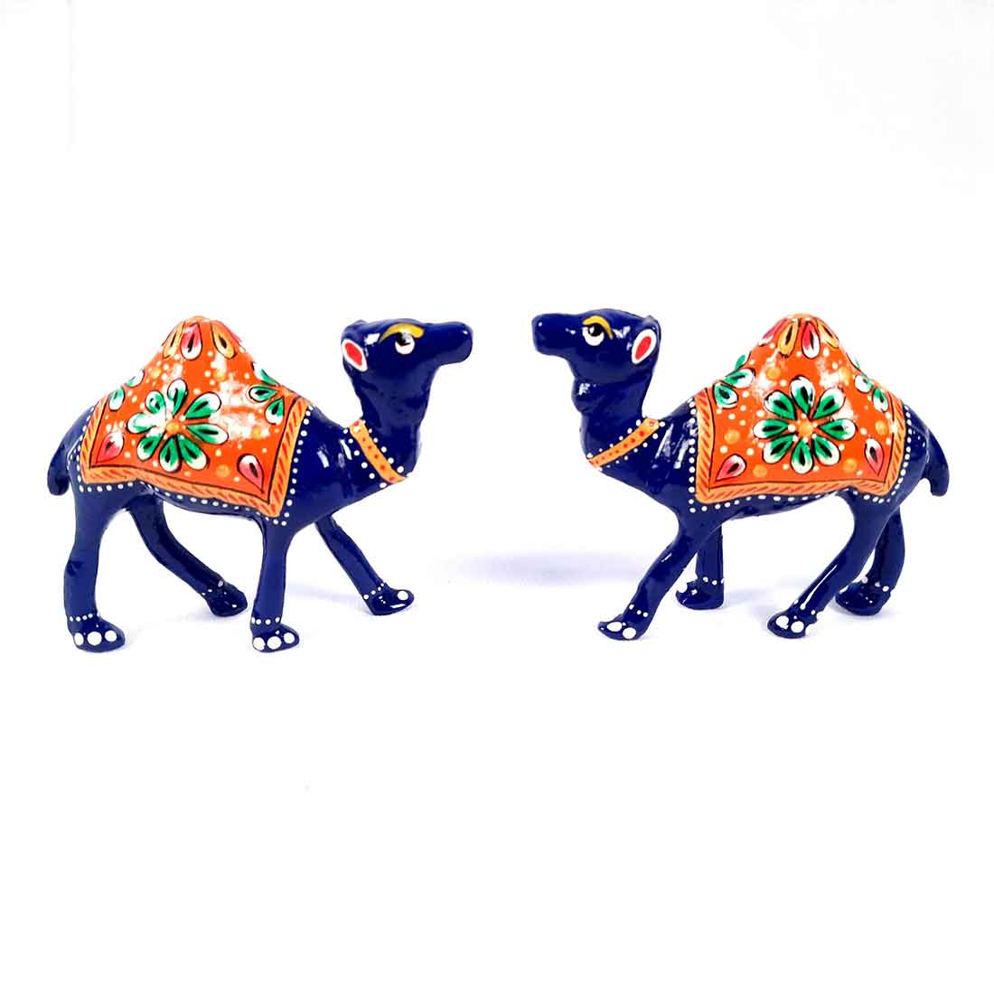 Camel Showpiece For Table & Shelf Decor - 3 Inch - Set of 2 - ApkaMart