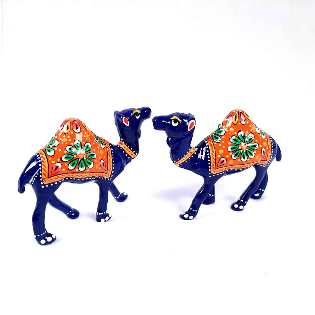 Camel Showpiece For Table & Shelf Decor - 3 Inch - Set of 2 - ApkaMart