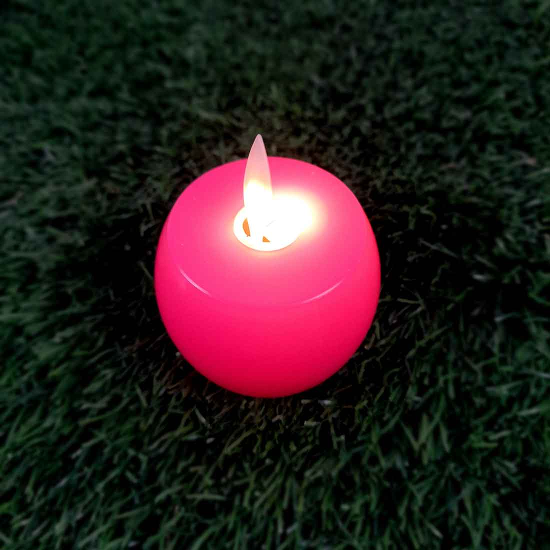 LED Candle - For Diwali | Christmas | Wedding & Home Decor - 3 Inches - ApkaMart