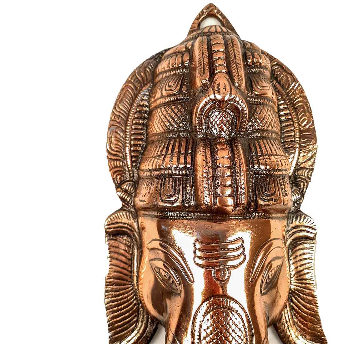 Ganesh Wall Hanging | Ganesha Face - Wall Decor For Home - 16 Inch - ApkaMart