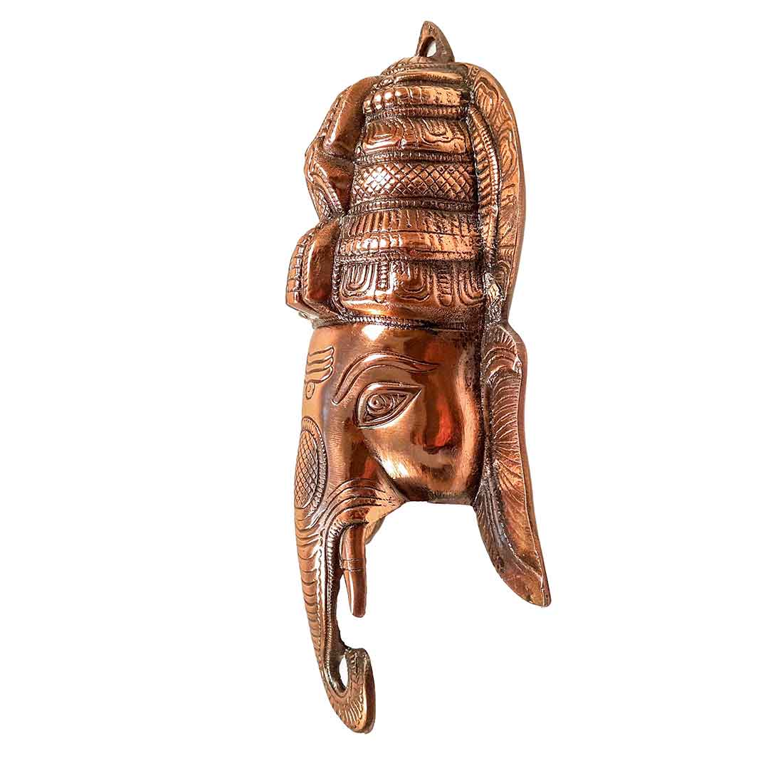 Ganesh Wall Hanging | Ganesha Face - Wall Decor For Home - 16 Inch - ApkaMart