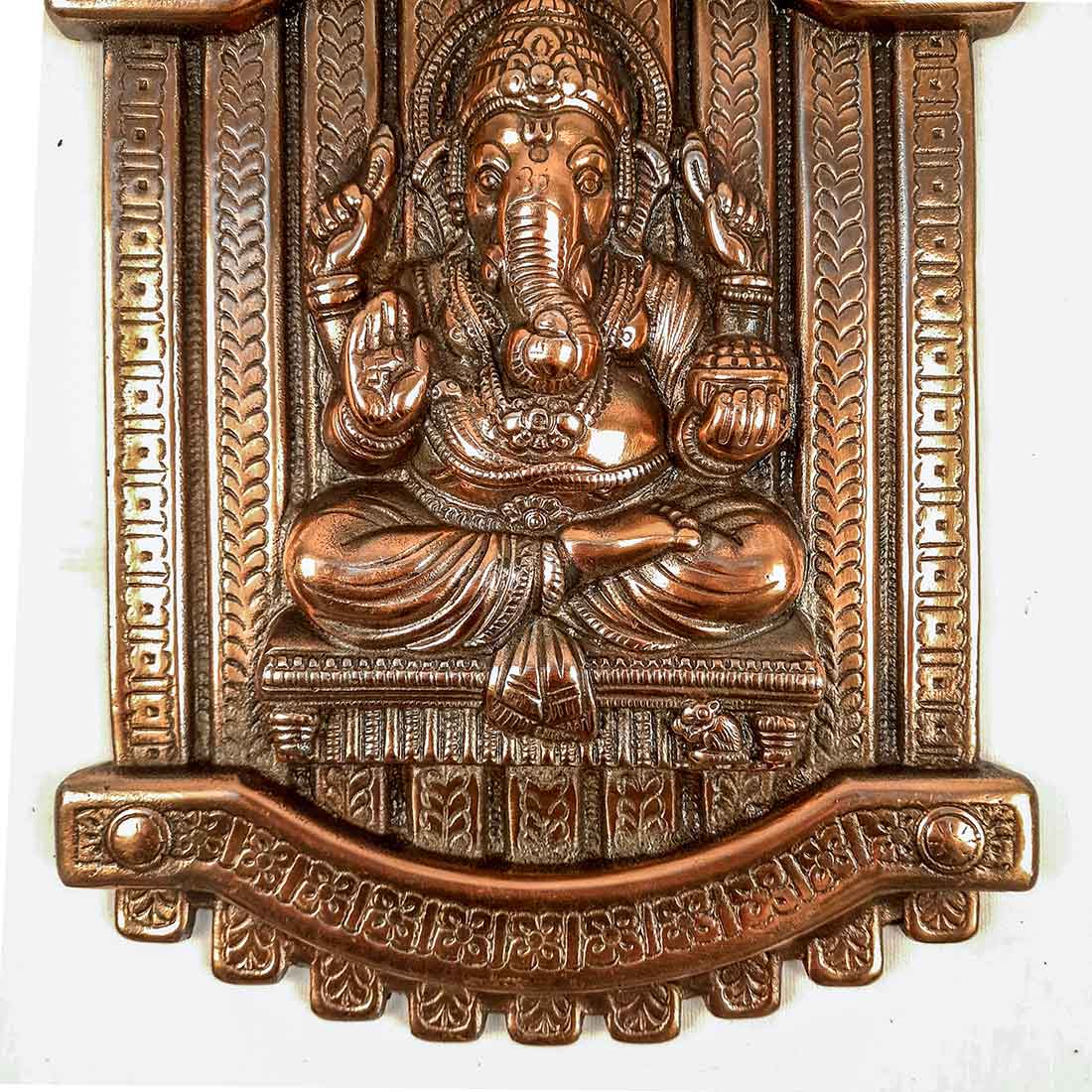 Ganpati Wall Hanging |  Ganesha Wall Decor For Home & Entrance -13 Inch - ApkaMart