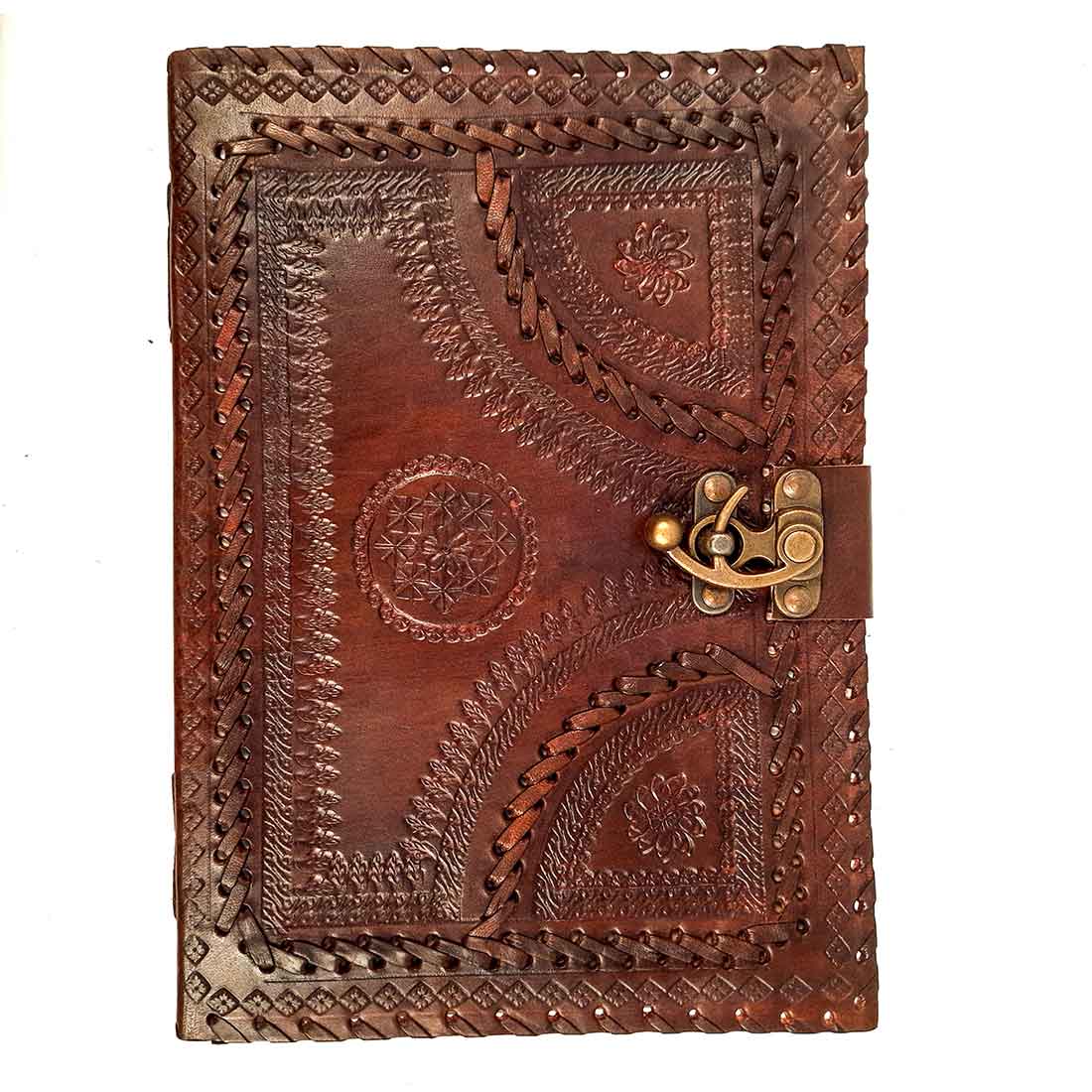 Diary with Lock | Leather Diary - 10 Inch - ApkaMart