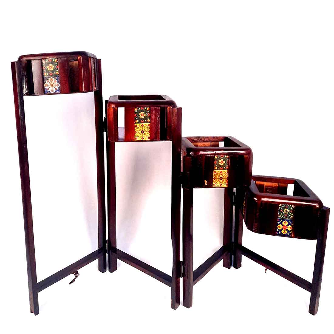 Wooden planter | Foldable Pot Stand -36 Inch - ApkaMart