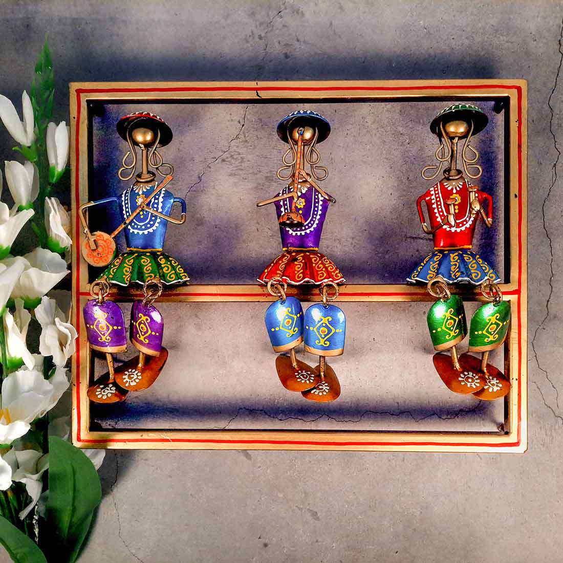 Wall Hanging Musician | Wall Showpiece - 16 Inch - ApkaMart