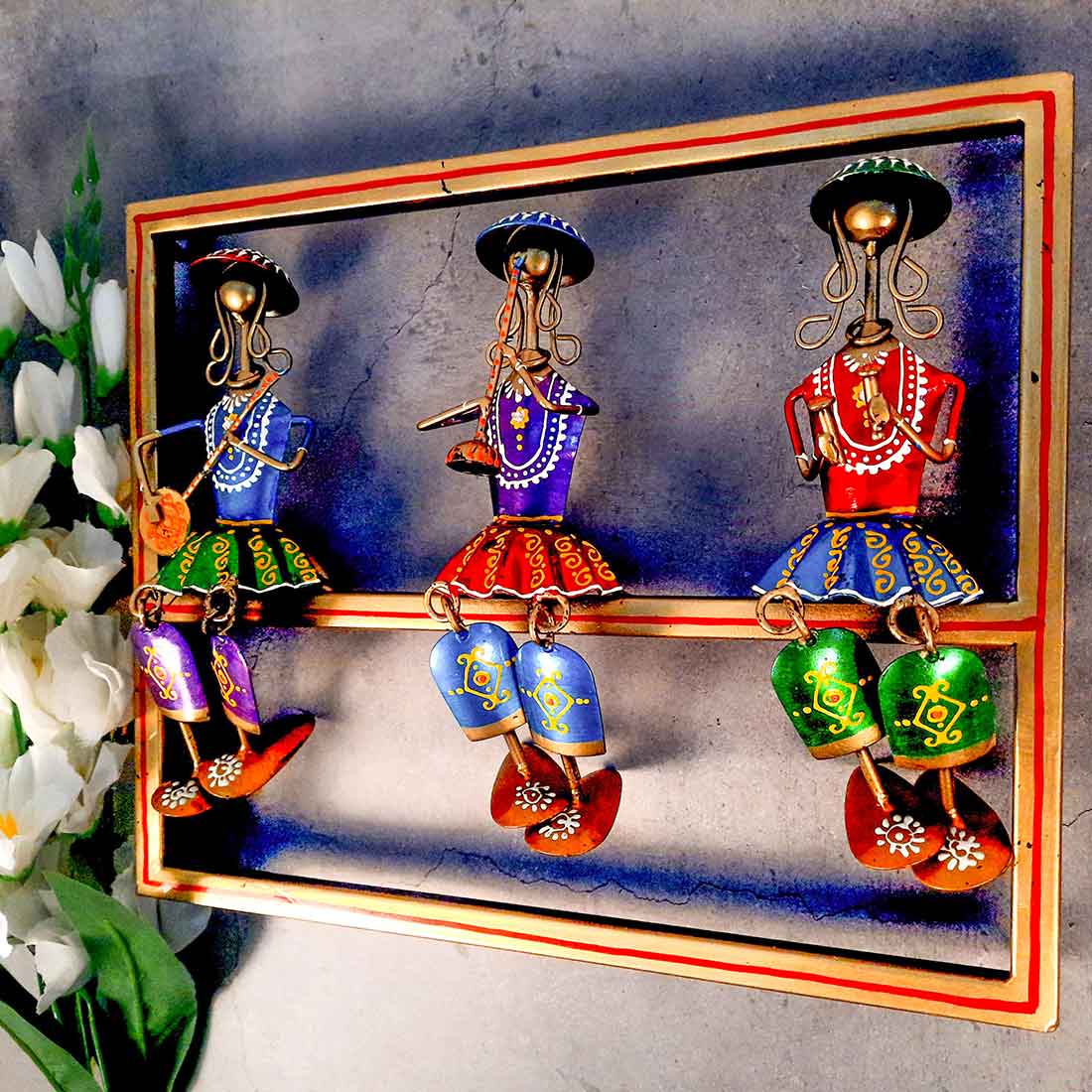 Wall Hanging Musician | Wall Showpiece - 16 Inch - ApkaMart