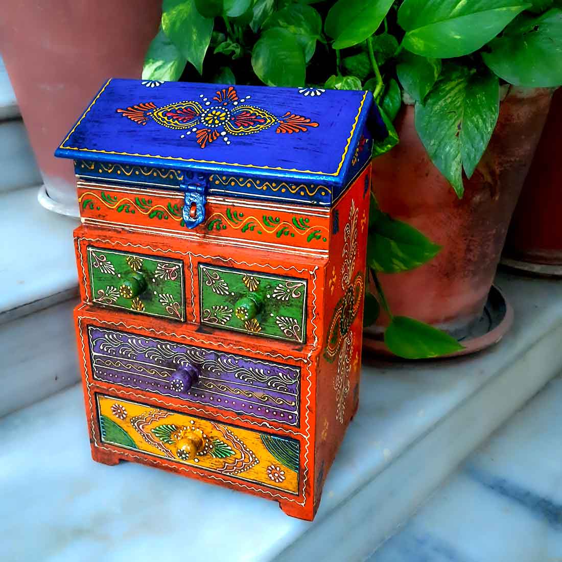 Jewelry Organizer- Apkamart #color_Orange