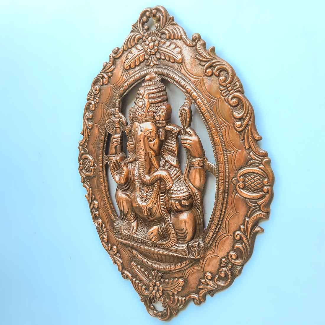 Ganpati Wall Art - For Pooja, Mandir & Home Decor - 20 Inch - ApkaMart