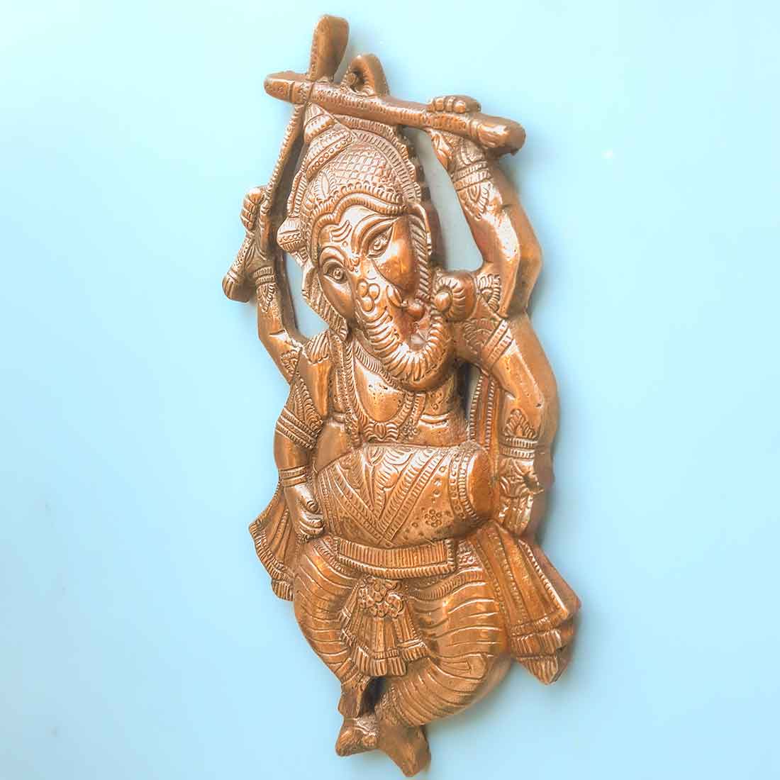 Dancing Ganesha Wall Hanging - For Living room & Home Decor - 14 Inch - ApkaMart
