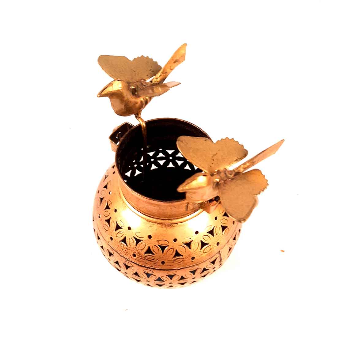 Hanging Tea light Candle Holder - Bird Design - 9 Inch - ApkaMart