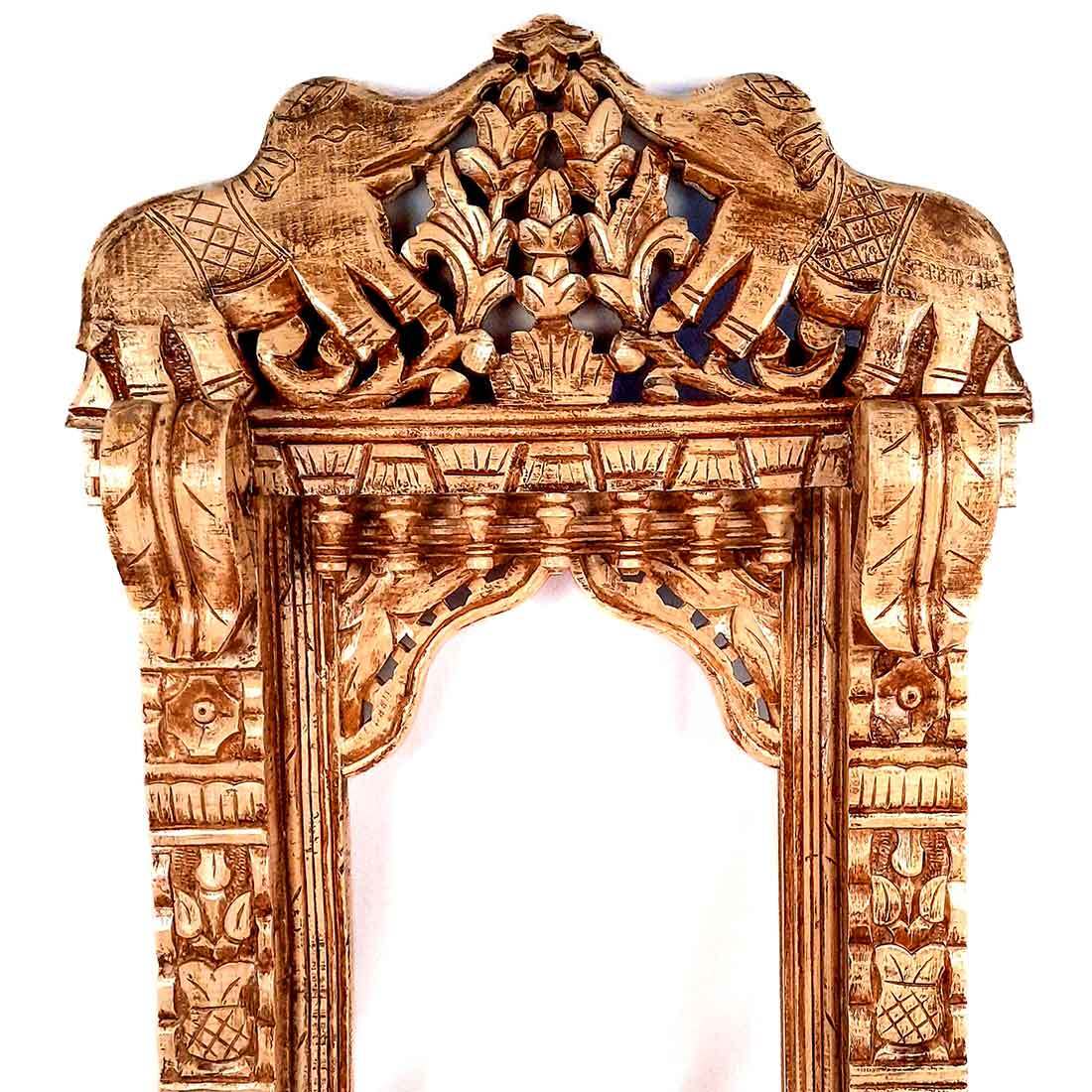 Elephant Design Jharokha - Wall Decor for Living Room - 36 Inch - ApkaMart