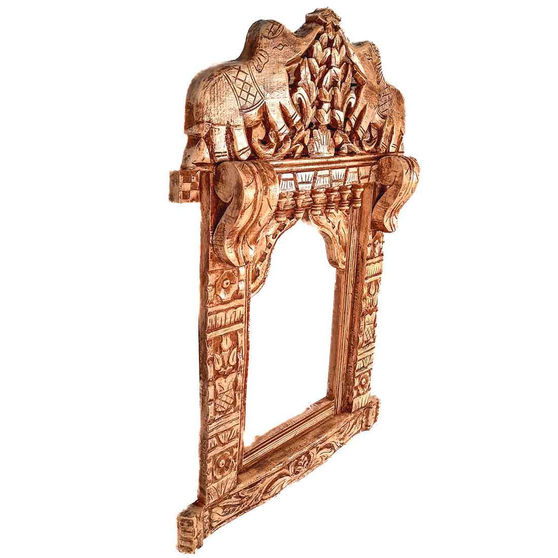 Elephant Design Jharokha - Wall Decor for Living Room - 36 Inch - ApkaMart