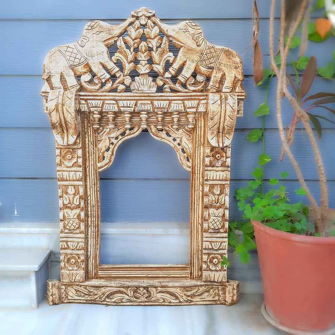 Handcrafted Wooden Jharokha Frame Shop Online