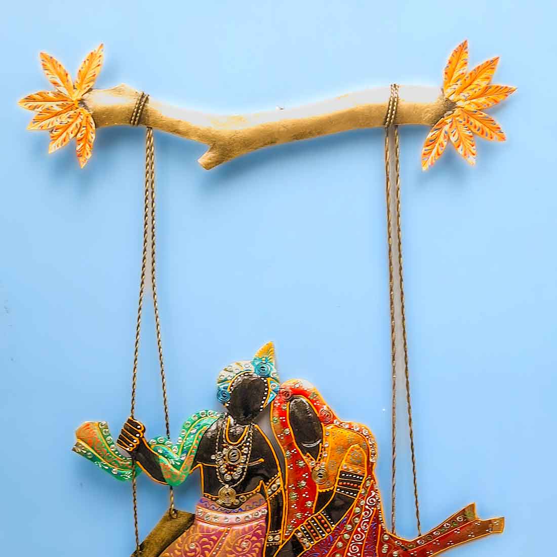 Radha Krishna Wall Hanging | LED  Wall Decor - 29 Inch - ApkaMart