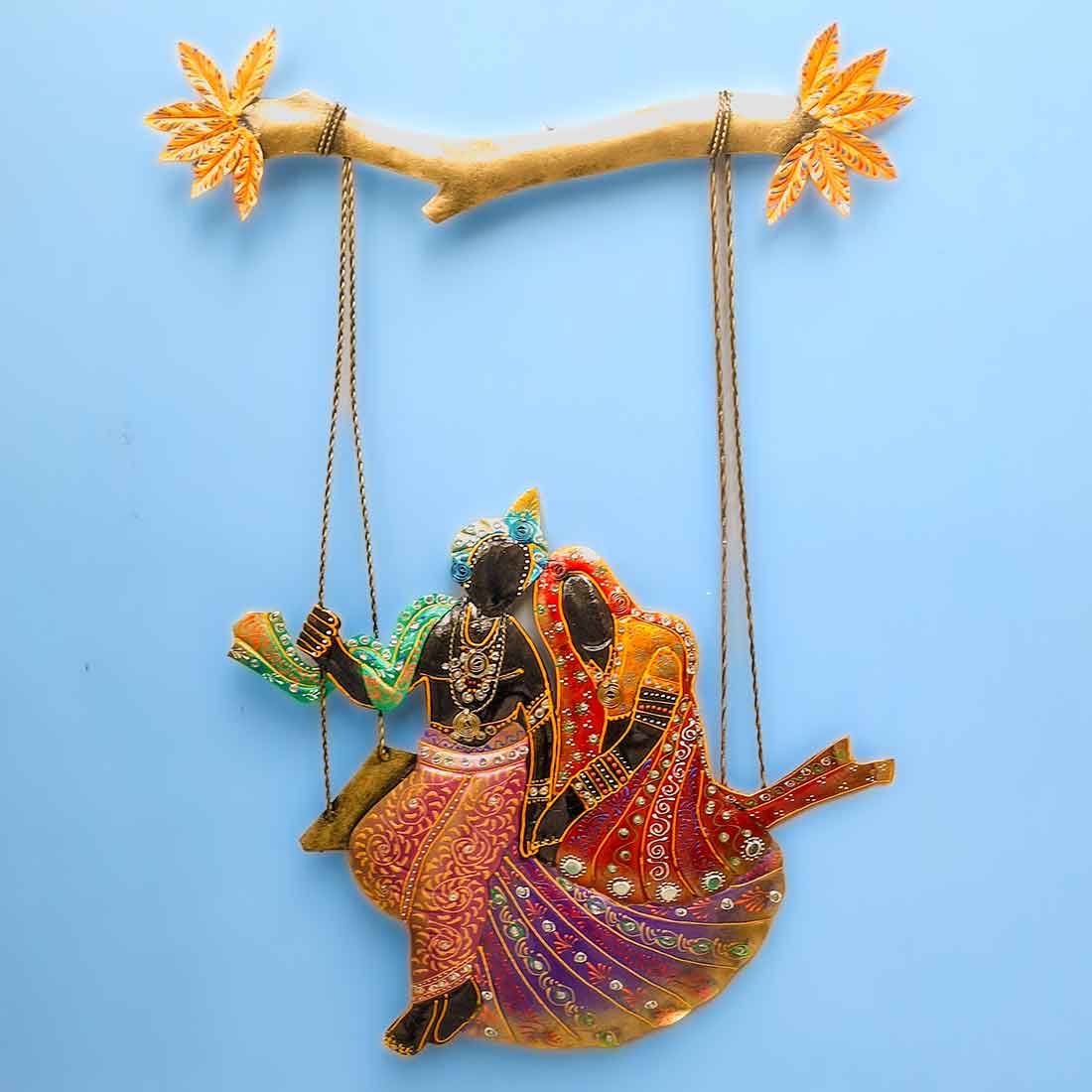 Radha Krishna Wall Hanging | LED  Wall Decor - 29 Inch - ApkaMart