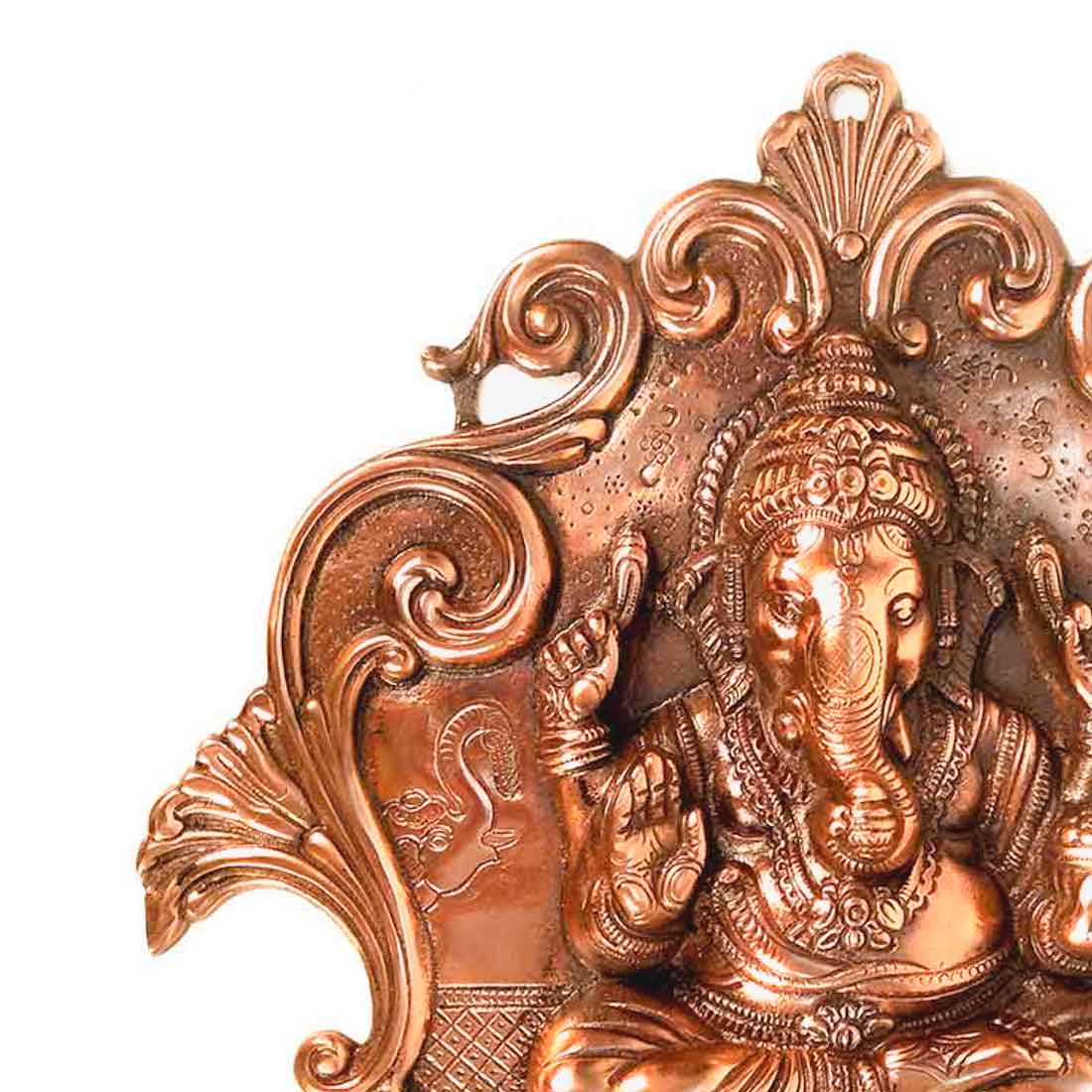 Ganesh Idol for Gift | Metal Wall Decor - 18 Inch - ApkaMart