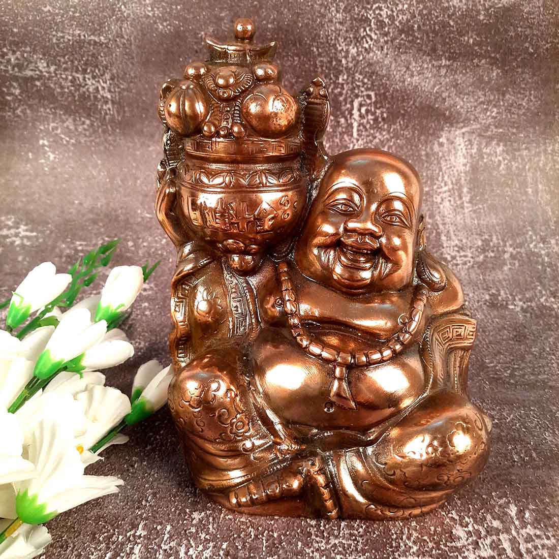 Laughing Buddha | Fenshi Shui Item - for Money, Prosperity & Wealth -10 Inch - ApkaMart