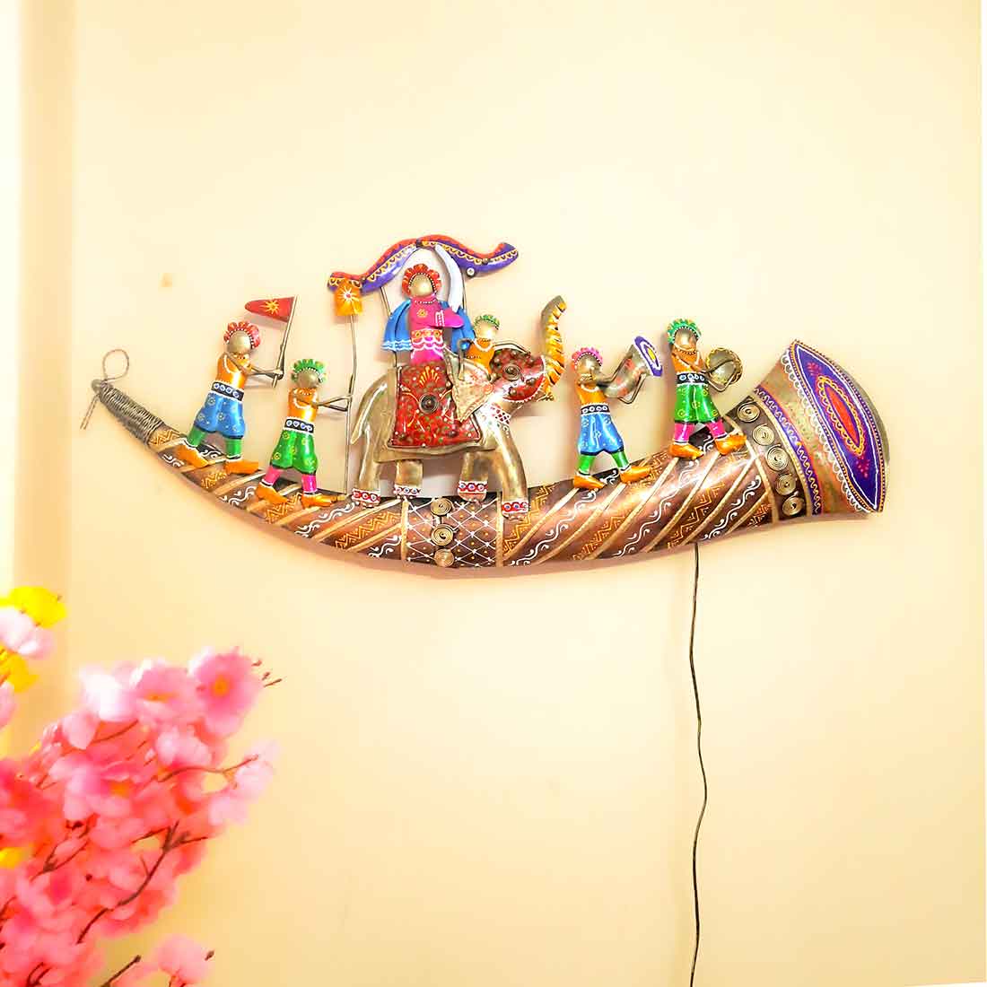 Metal Wall Art - LED Wall Hanging - For Living room Decor - 35 Inch - ApkaMart