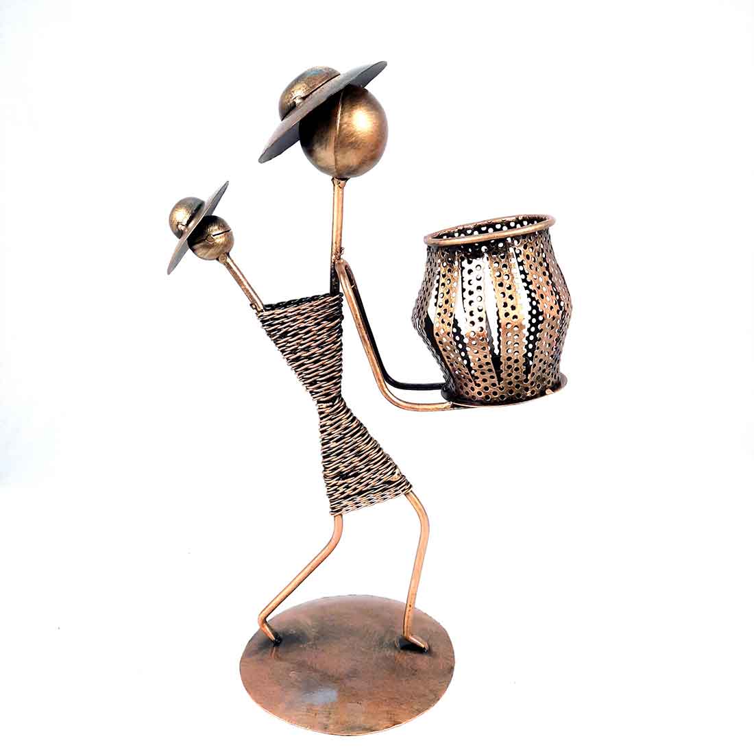 Candle Stand | Decorative Tealight Candle Holders - Men Design -16 Inch - ApkaMart