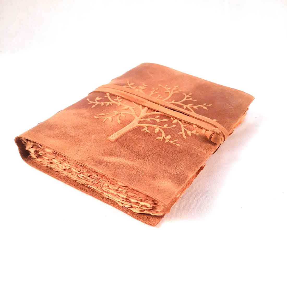 Leather Journal Notebook | Travel Diary - For Birthday & Anniversary Gift - 8 inch - ApkaMart