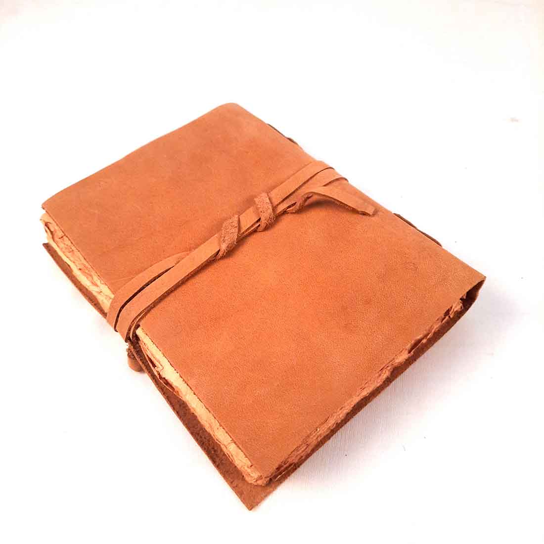 Leather Journal Notebook | Travel Diary - For Birthday & Anniversary Gift - 8 inch - ApkaMart