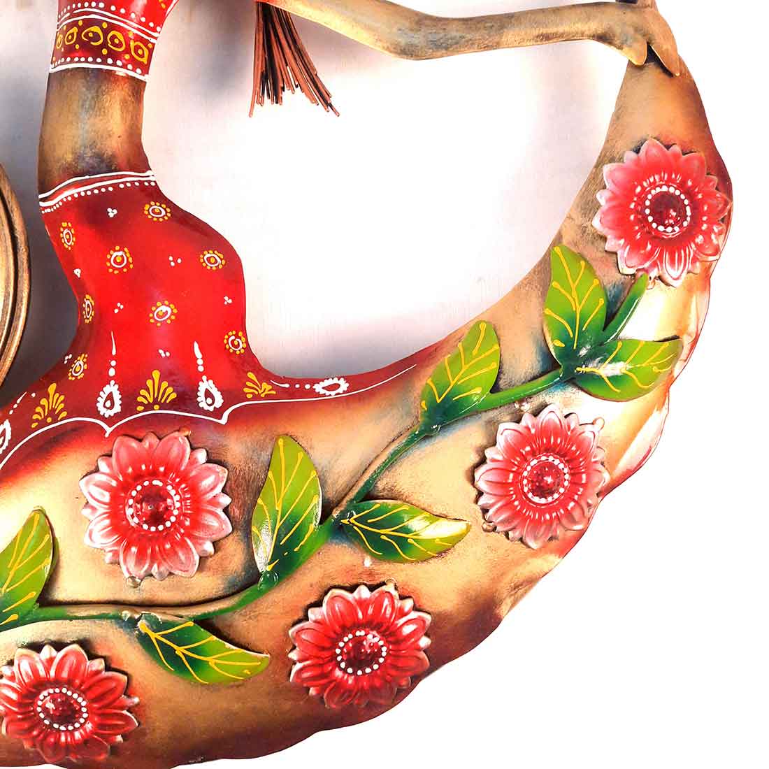 Wall Clock- Apkamart #color_Red