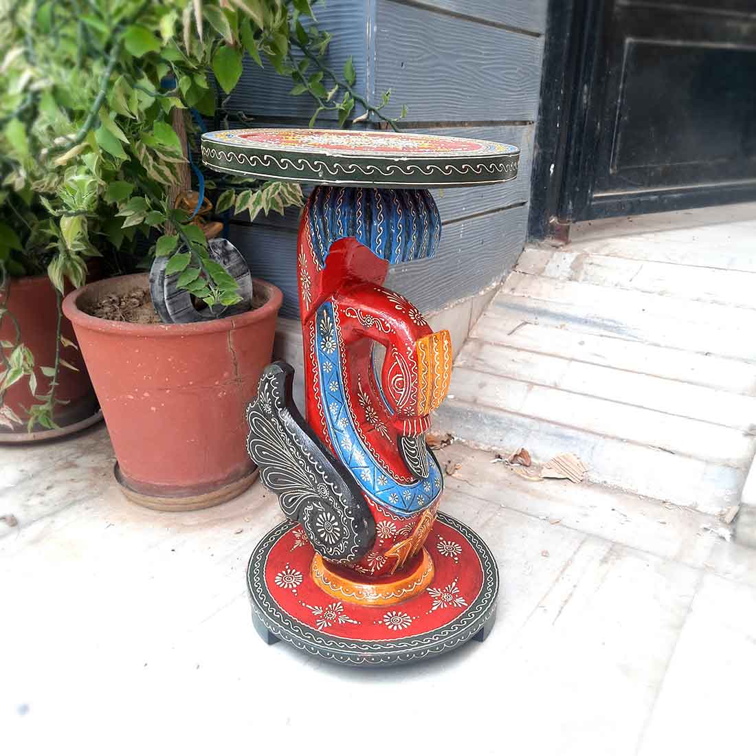 Designer Coffee Table- Apkamart #color_Black Wings