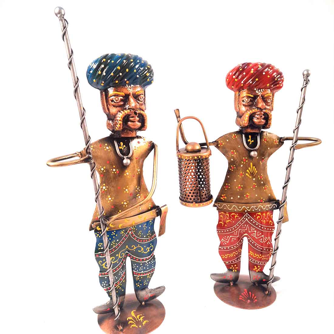 Village Men - Human Figurine - Unique Showpiece for Living Room - 15 Inch-Set of 3 - ApkaMart