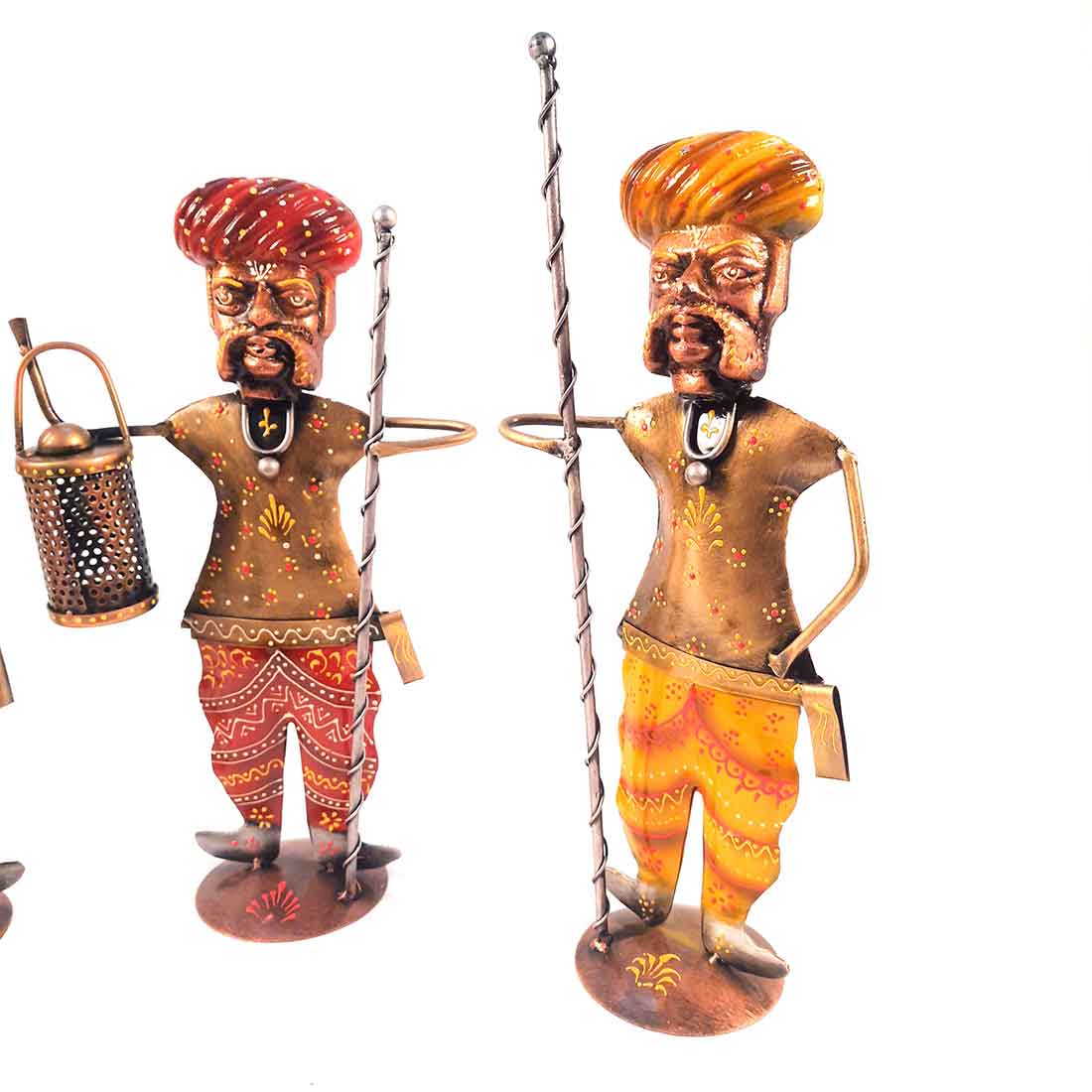 Village Men - Human Figurine - Unique Showpiece for Living Room - 15 Inch-Set of 3 - ApkaMart