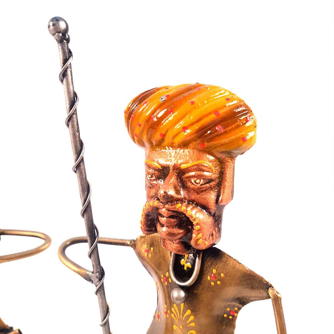 Village Men - Human Figurine - Unique Showpiece for Living Room - 15 Inch-Set of 3 - ApkaMart