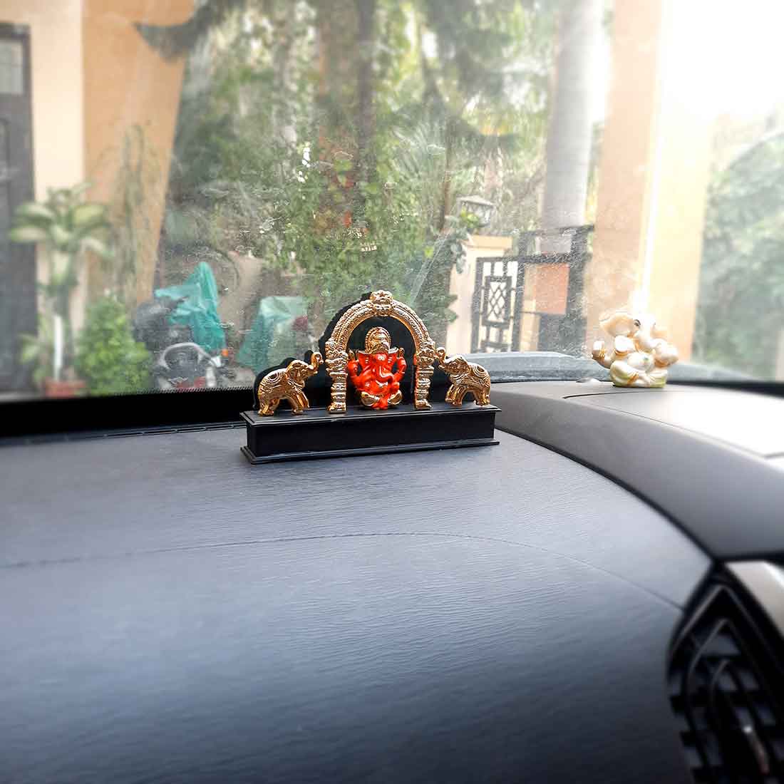 Ganesh Murti | Ganesh Idol for Car Dashboard - 4 Inch - ApkaMart