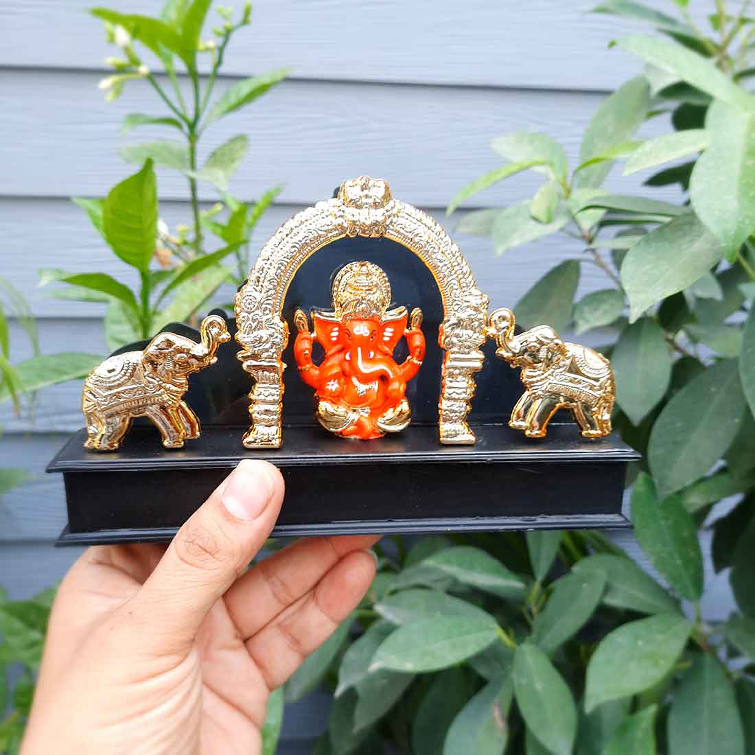 Ganesh Murti | Ganesh Idol for Car Dashboard - 4 Inch - ApkaMart