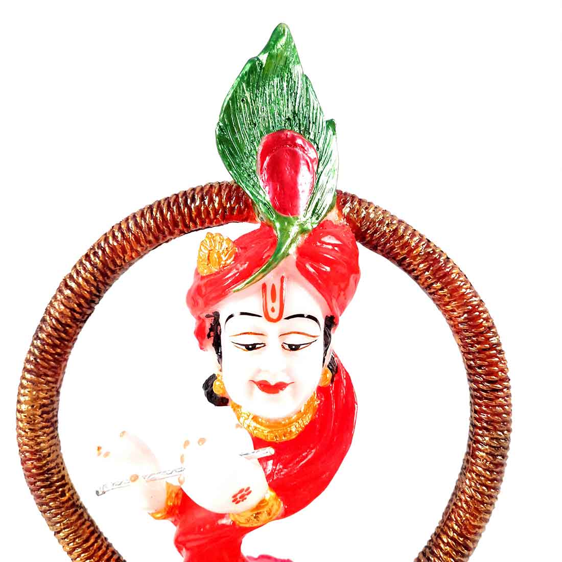 Krishna Idol - Apkamart #color_Red