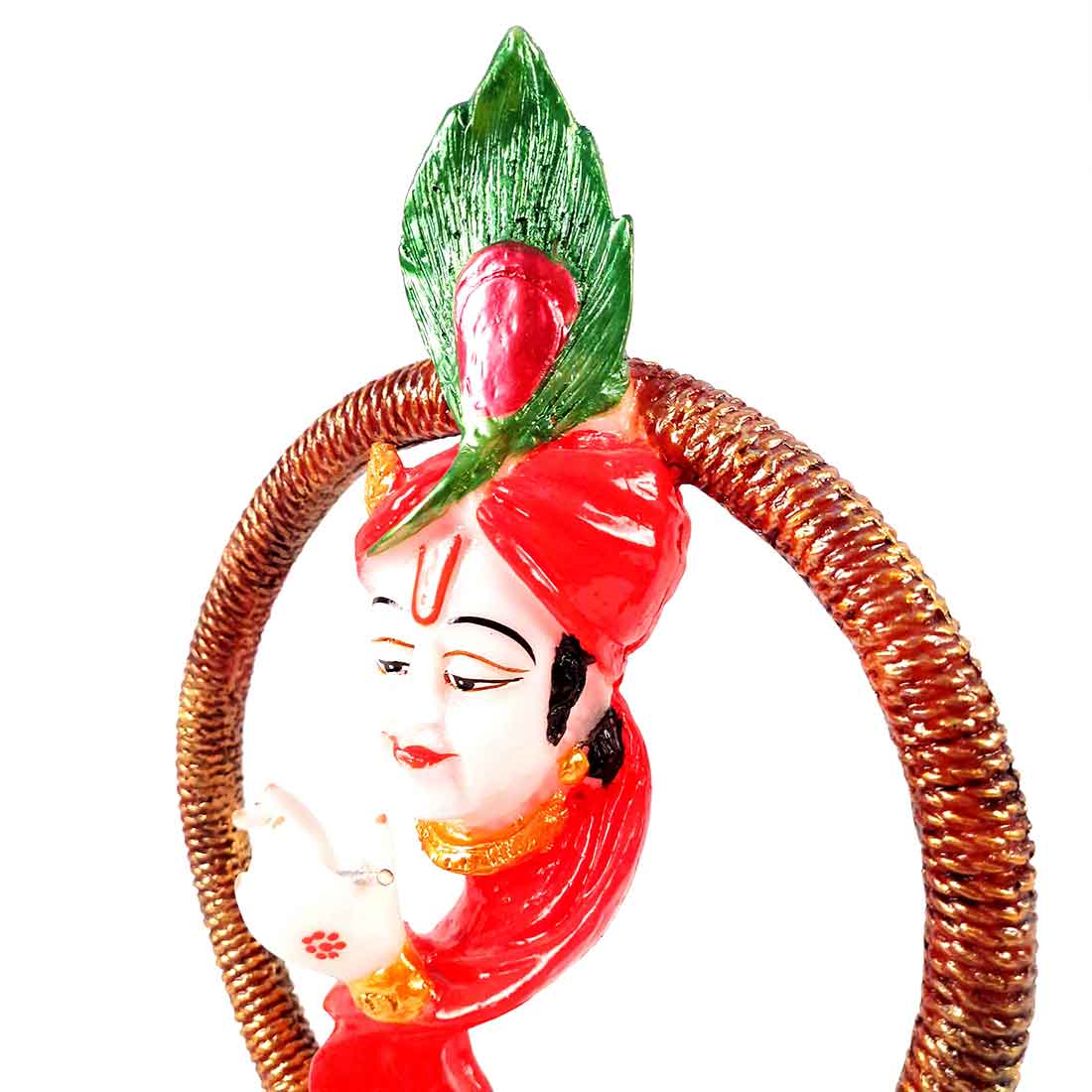 Krishna Idol - Apkamart #color_Red