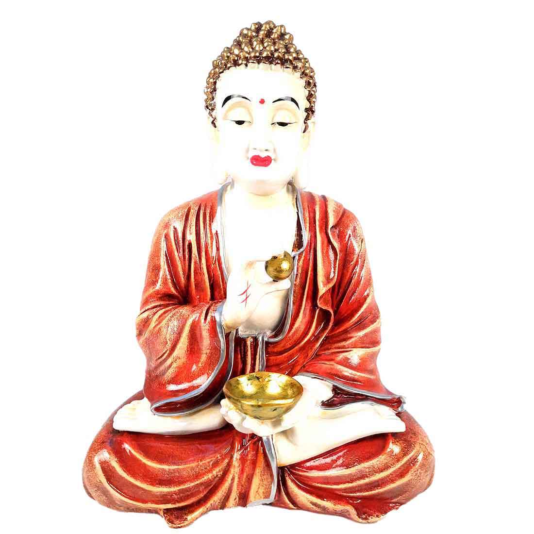 Gautam Buddha Statue - for Home & Decor Spiritual Living - 12 Inch - ApkaMart