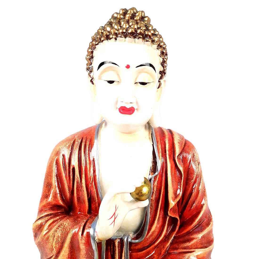 Gautam Buddha Statue - for Home & Decor Spiritual Living - 12 Inch - ApkaMart