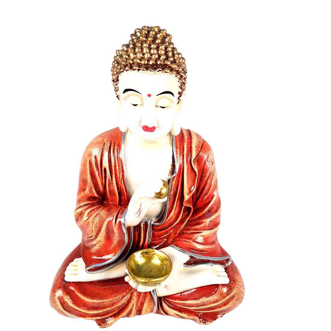 Gautam Buddha Statue - for Home & Decor Spiritual Living - 12 Inch - ApkaMart