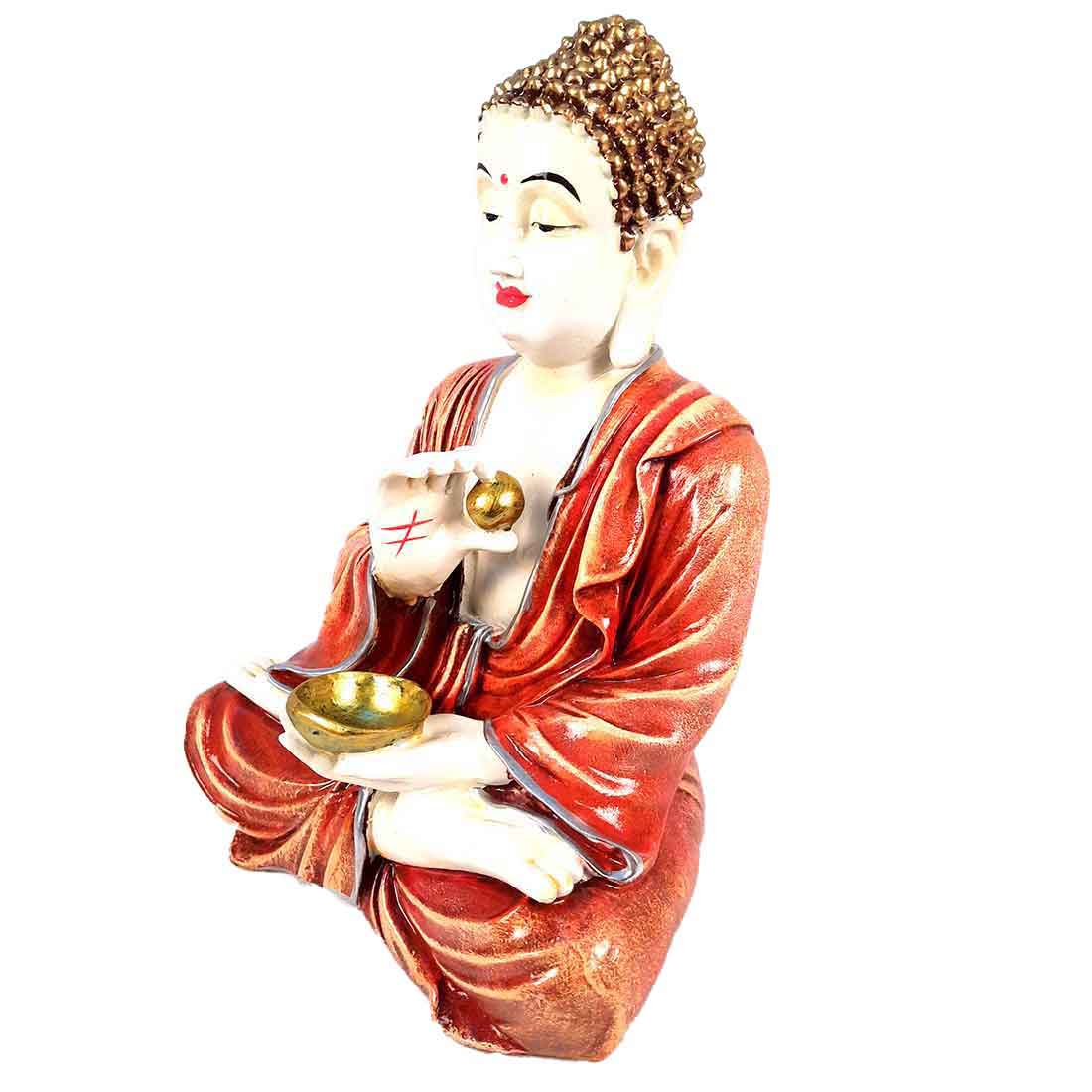 Gautam Buddha Statue - for Home & Decor Spiritual Living - 12 Inch - ApkaMart