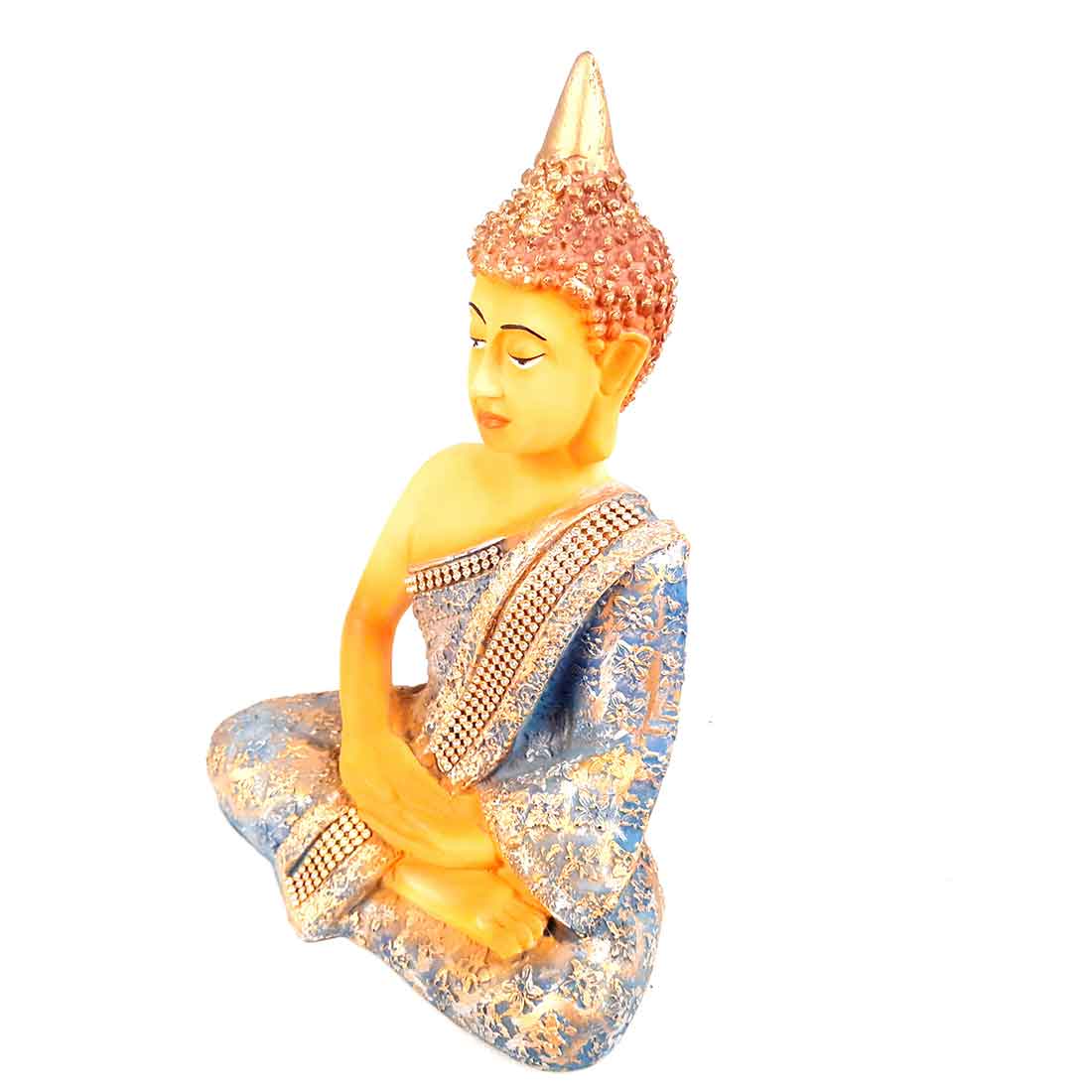 Sitting Buddha Statue - for Home Decor and Gifting - 11 Inch - ApkaMart