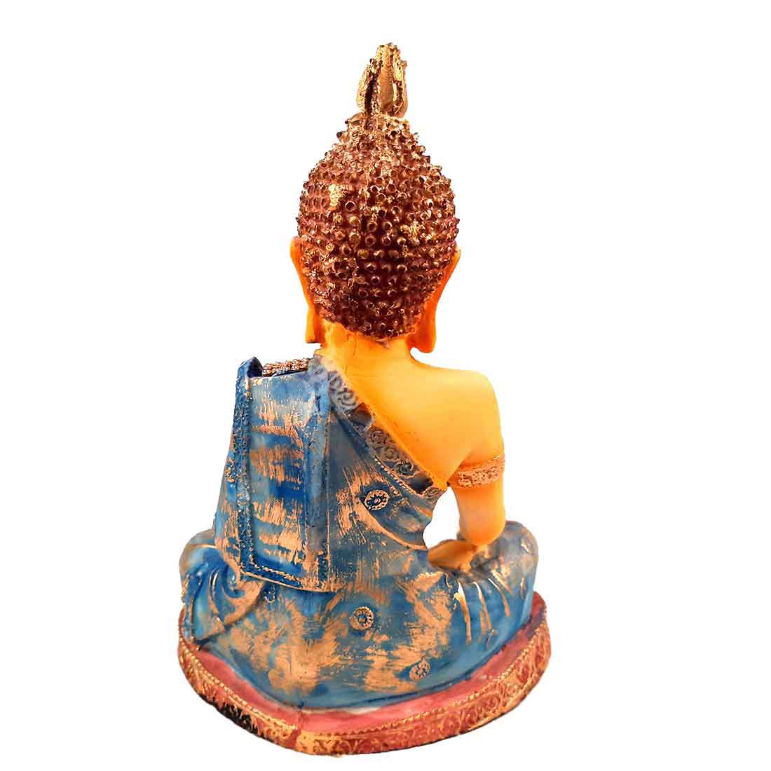 Meditating Buddha Statue - for Living Room & Office Decor - 10 Inch - ApkaMart