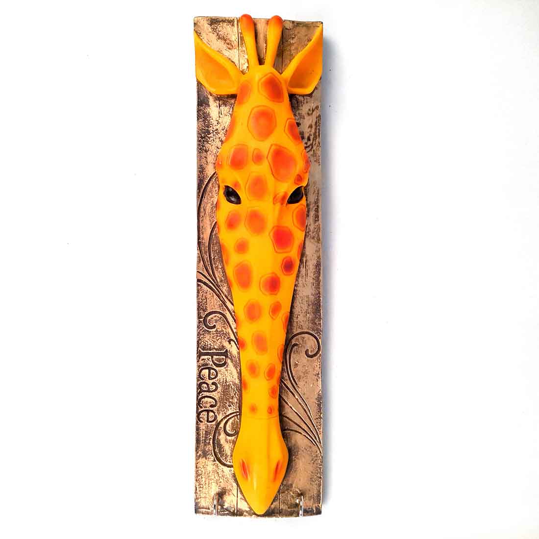 Wall Hanging Key Hook - Giraffe Design - For Wall & Home Decor - 16 Inches - ApkaMart