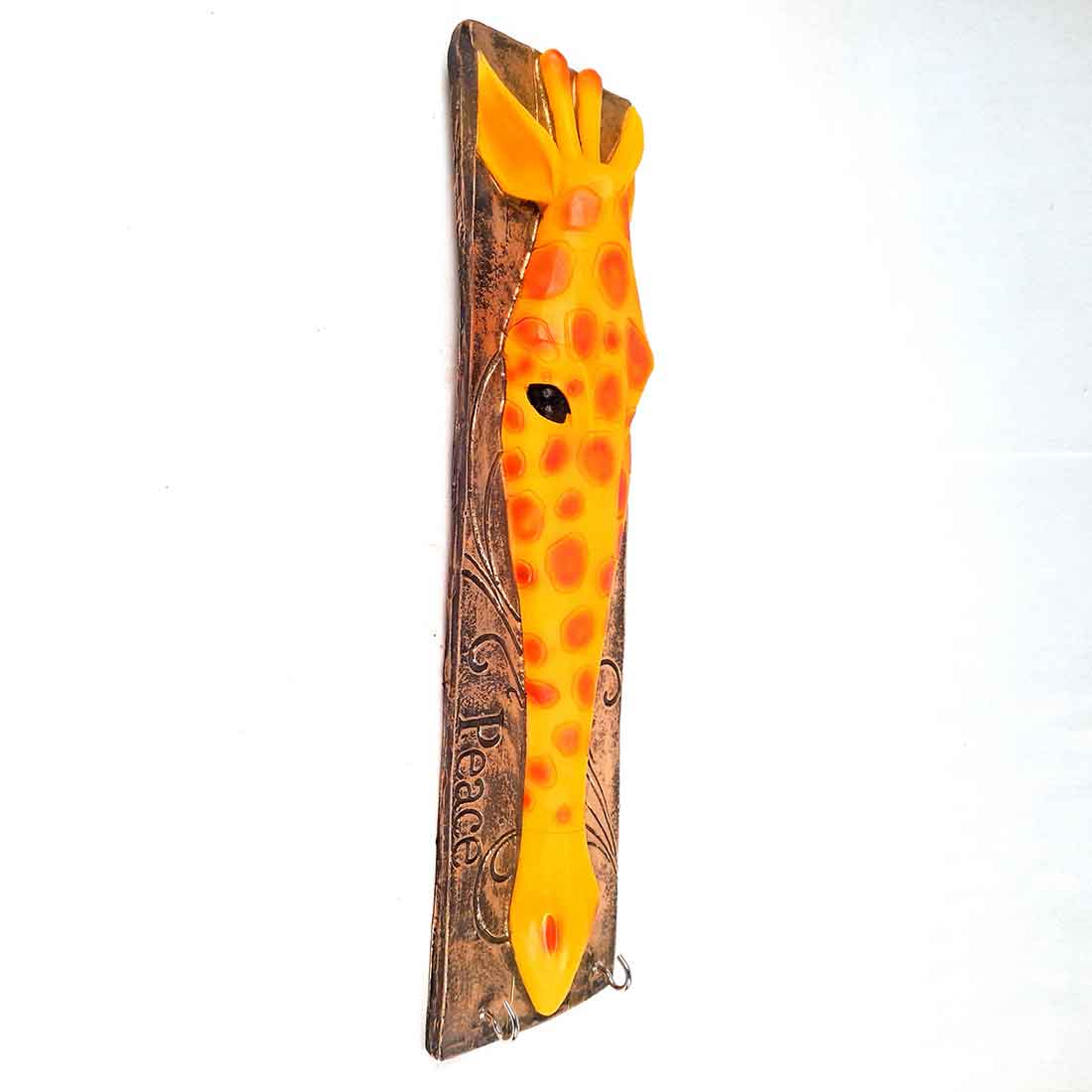 Wall Hanging Key Hook - Giraffe Design - For Wall & Home Decor - 16 Inches - ApkaMart