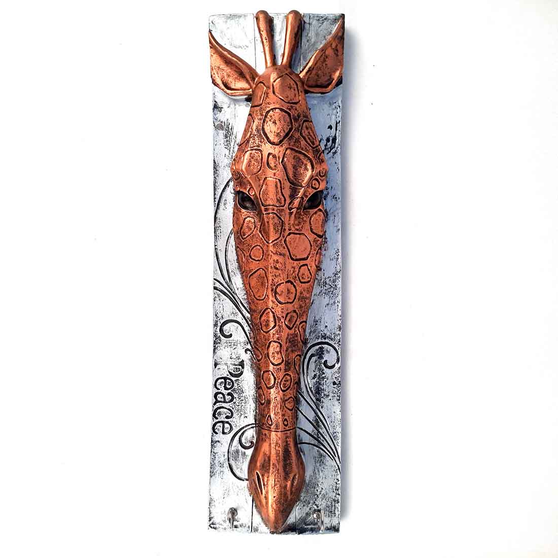 Key Holder Giraffe Design | Decorative Wall Hanger -16 Inches - ApkaMart