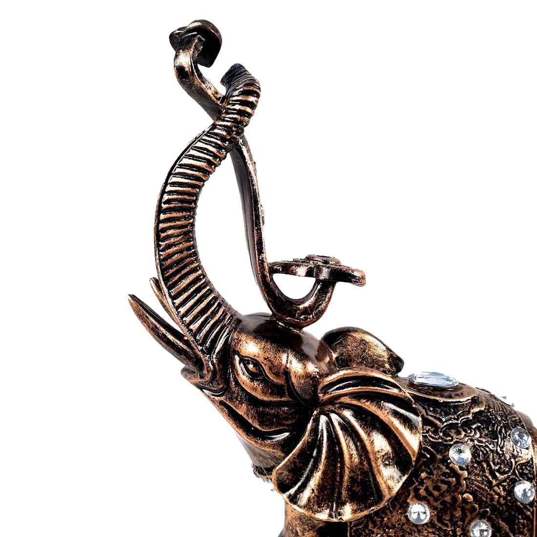 Fengshui Elephant Showpiece - For Wisdom and Good luck - 13 Inch - ApkaMart
