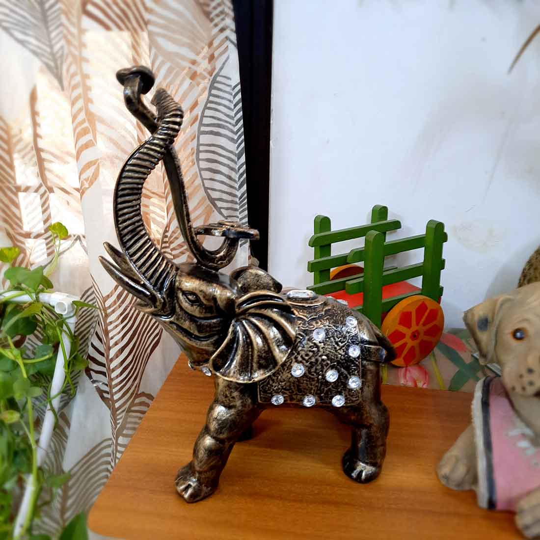 Fengshui Elephant Showpiece - For Wisdom and Good luck - 13 Inch - ApkaMart