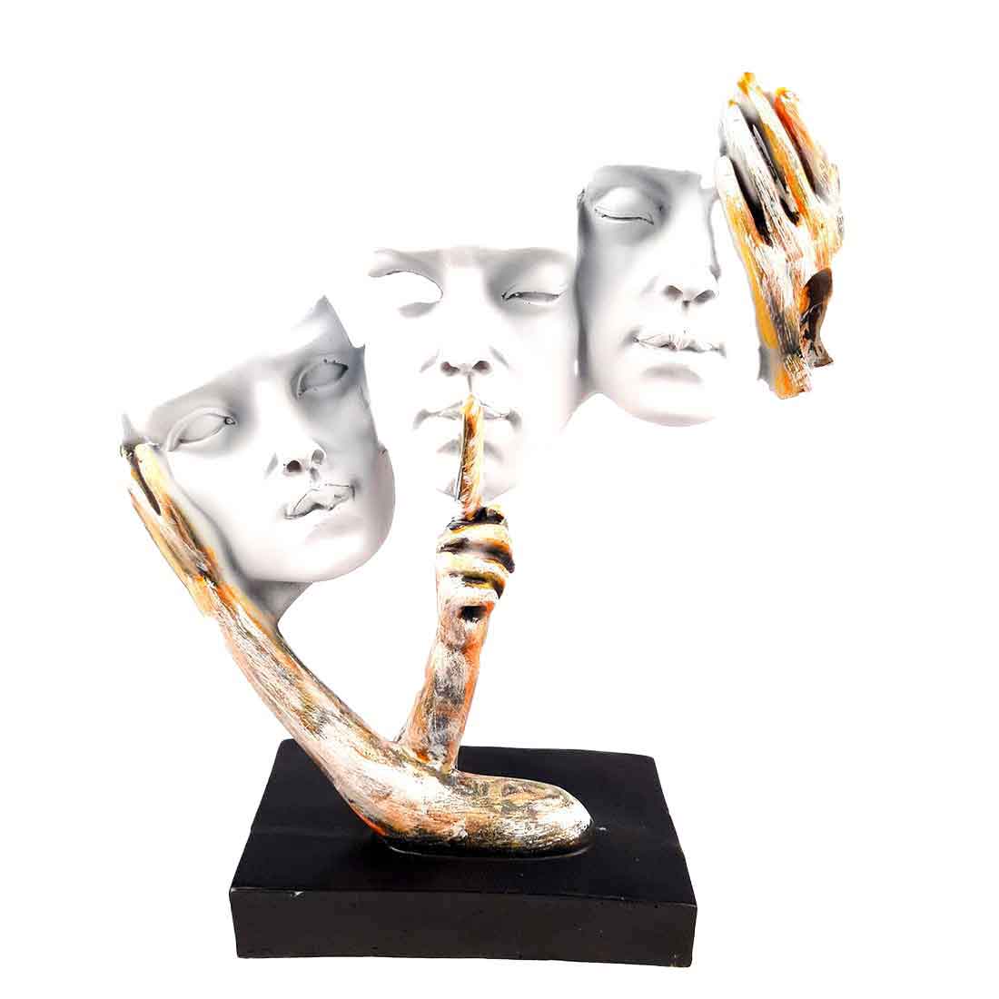 Antique Face Showpiece - For Table Decor & Gifts - 13 Inch - Apkamart #Style_Design 2